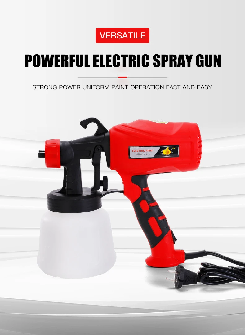 2024 China manufacture popular product latex automatic spray paint gun electric disinfection spray gun adjustable nozzle