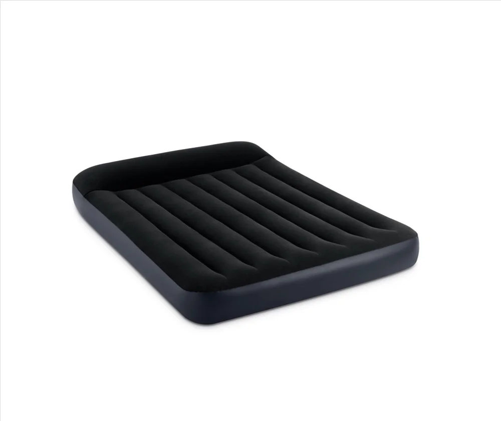 Intex 66768  Inflatable Double Mattresses Premium Flocked Camping Pump Pillow Rest Olassic Airbed