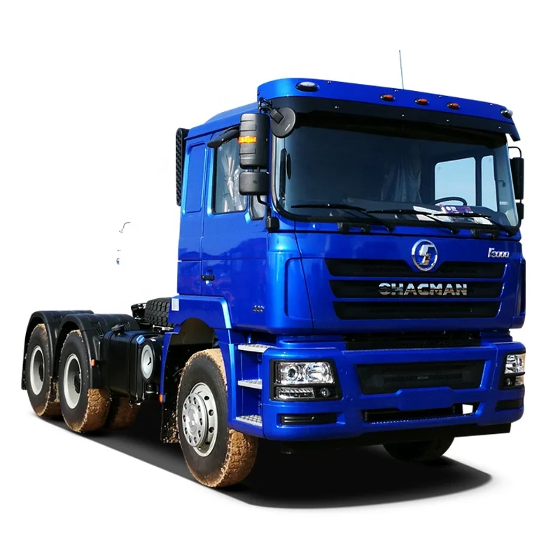Chinese truck manufacturer F3000 430hp prime mover shacman 3 axles tractor truck head