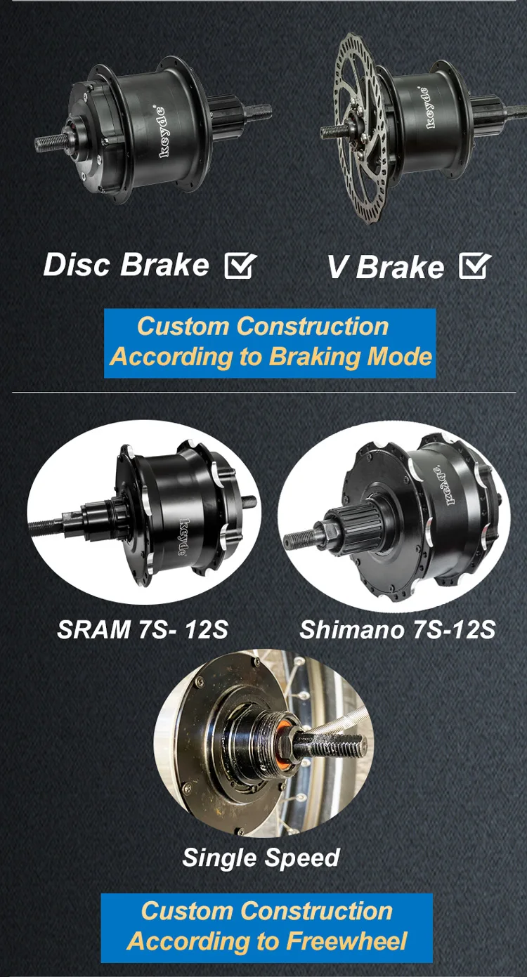 E Bike Motor Kits 33V 250W 260rpm 20H 8-11 Speeds LED Electric Bicycle Conversion Kit 20-29 Inch Wheel Rear Hub