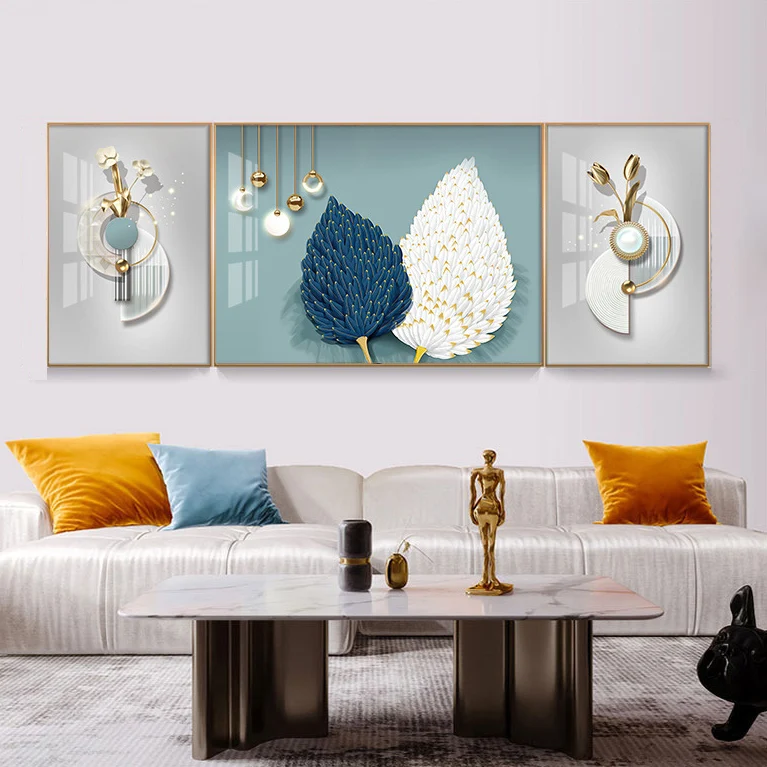 Room bedroom bedside decoration 5d diamond crystal porcelain wall frame picture home decor