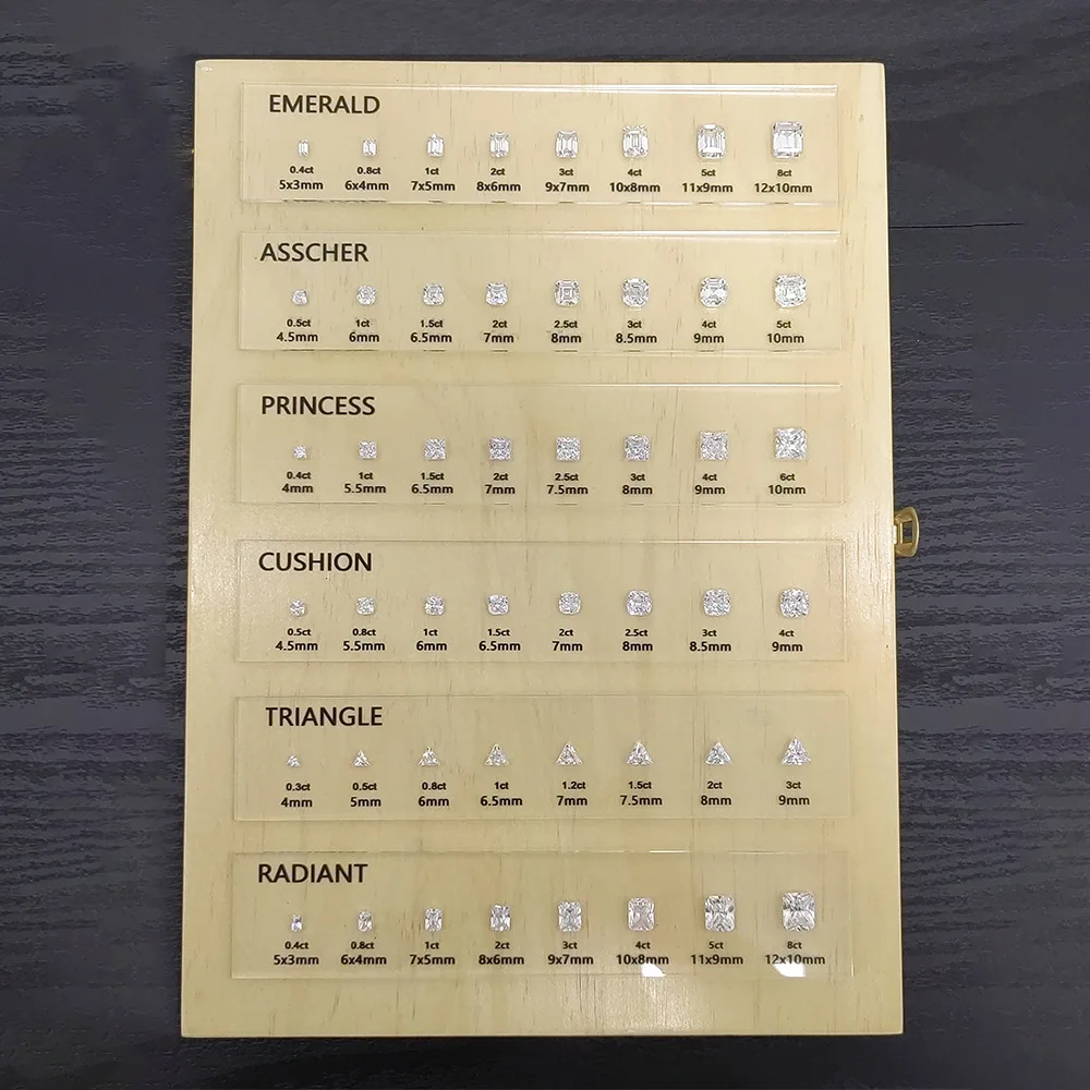 gemstone chart zircon size set sample diamond chart jewellery stone size template for jewelry