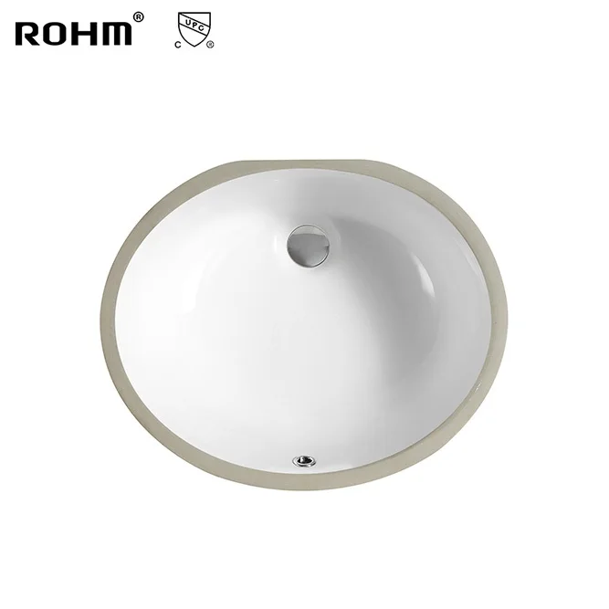 
 CUO1714 Bathroom Sink Ceramic Under Counter Sink Washbasin Undermount Ceramic Basin  