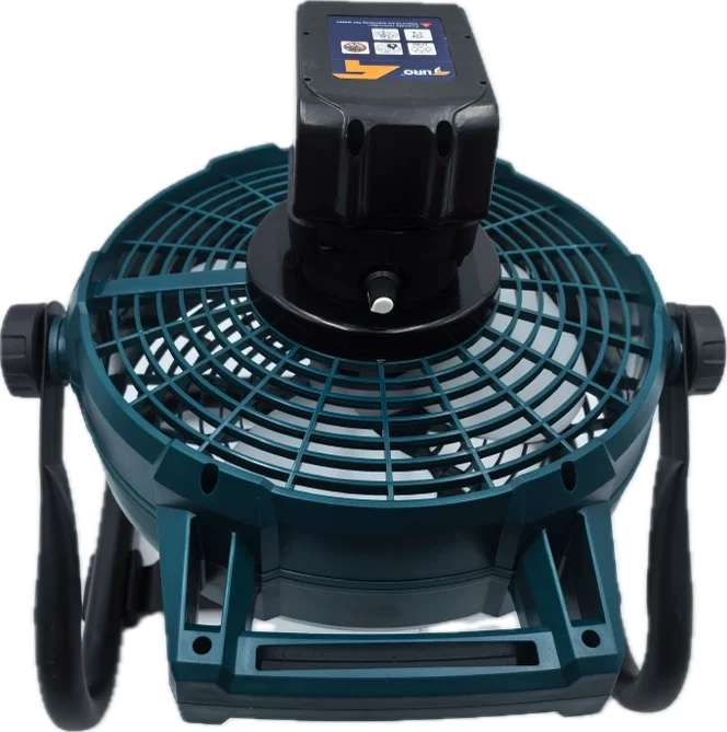 Custom Wholesale 21V Table  Solar Power  Battery Low Noise Rechargeable Electric Lithium Fan