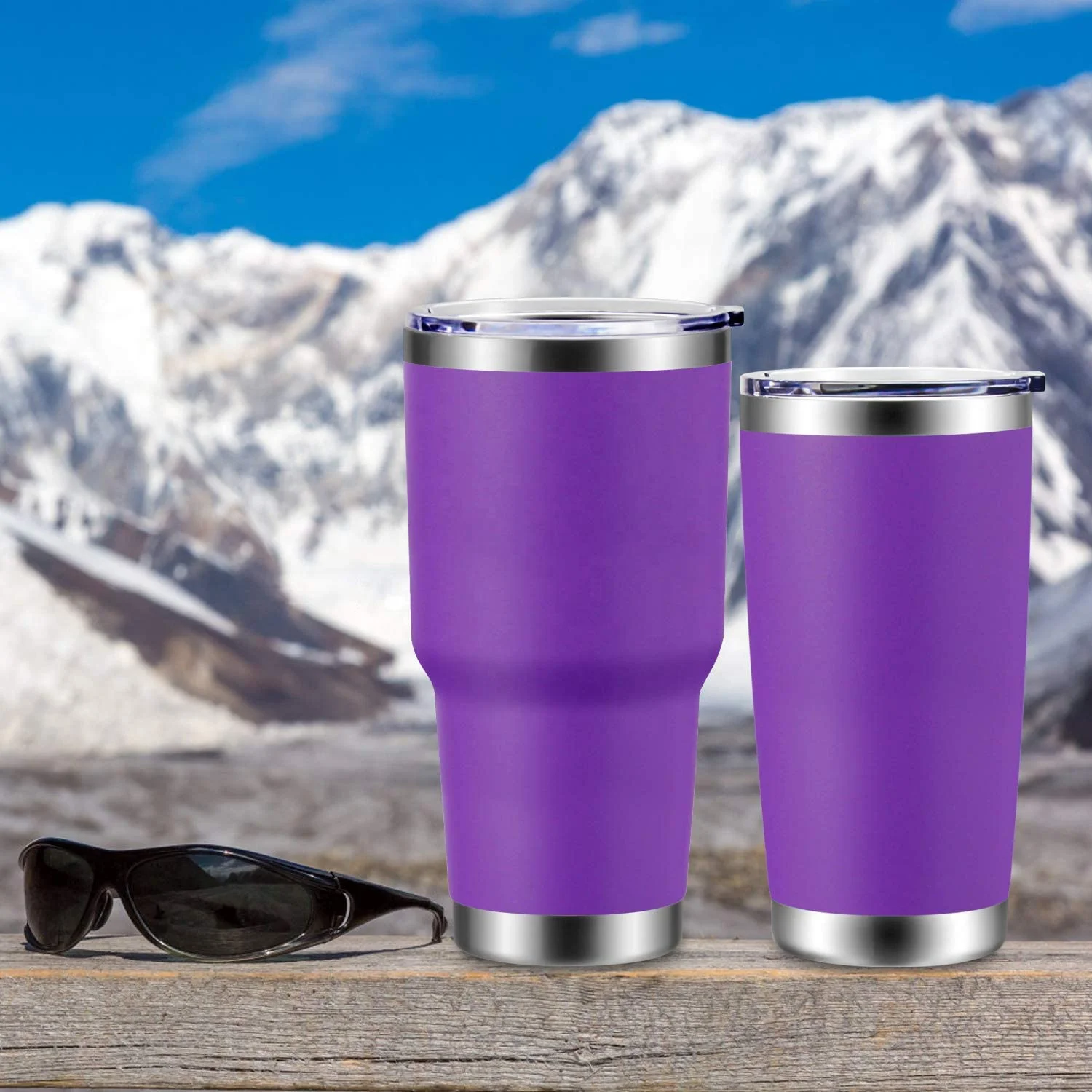 Custom-built 30 oz tumblers stainless steel vacuum insulated, Coffee Tumbler Cup, Double Wall Powder Coated Travel Mug