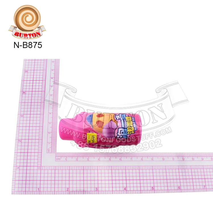 Игрушечная конфета с фруктовым вкусом жвачка в милой бутылке