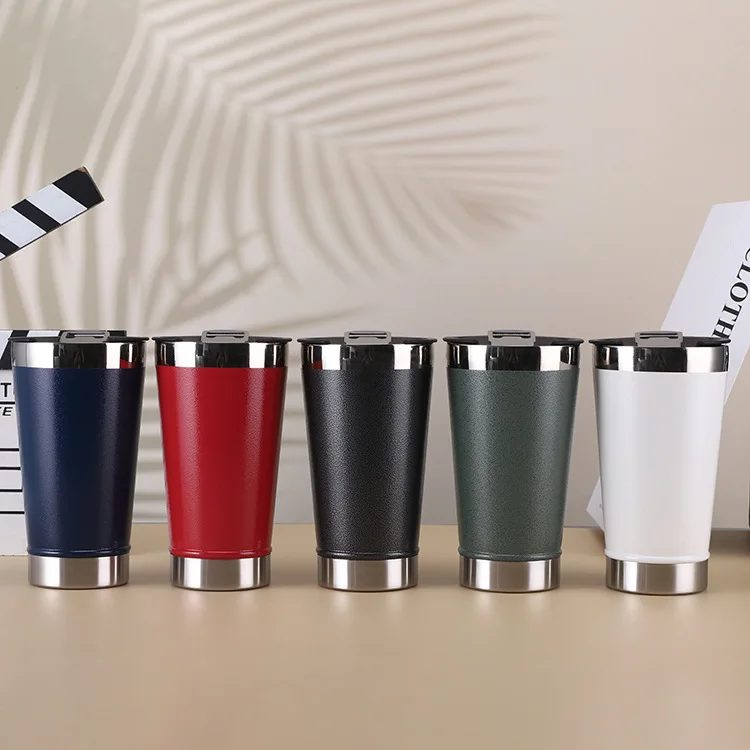 Gramfire High Quality Stainless Steel Ice Blaster Cup Double Vacuum Travel Camping Hot and Ice Water Cup Blank Tumbler