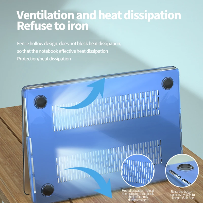 Newly Designed High Transparent Pc Crystal Shell Custom Laptop Covers Chromebook Case For Macbook 16 Pro A2485