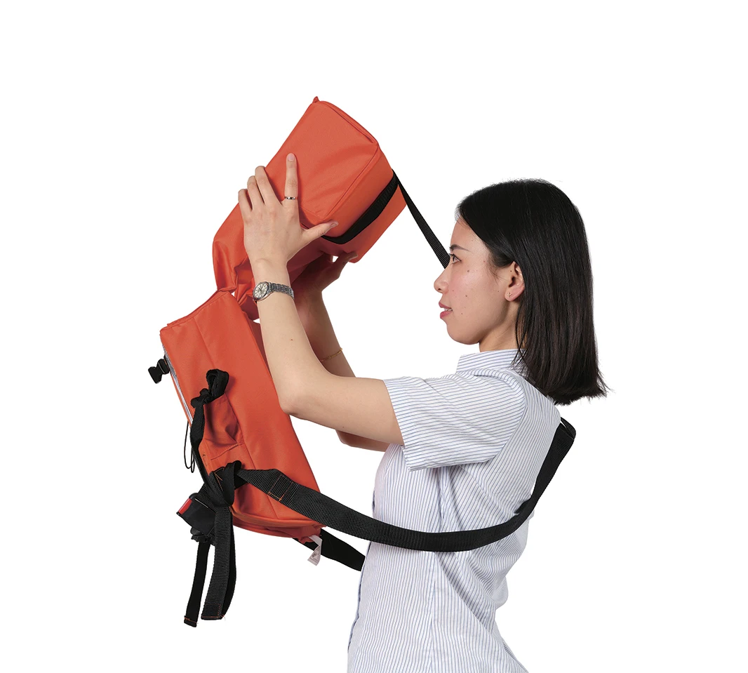 Manufacturer Lifejacket Buoyancy 150N Loss 5% 155CM 43KG Polyester PE Foam CCS EC SOLAS Life Jacket Vest HXY-A3