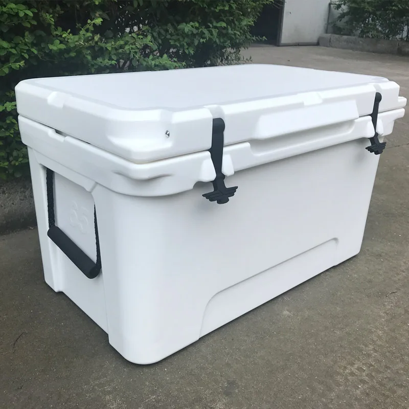 Heavy duty Large Custom 20 45 65 Litre Plastic insulated hard cooler box for marine and fishing