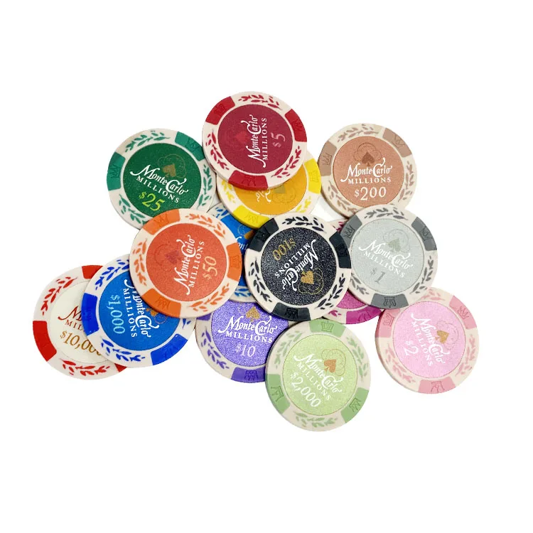 13.5 gram Customized Professional Clay Poker Chips