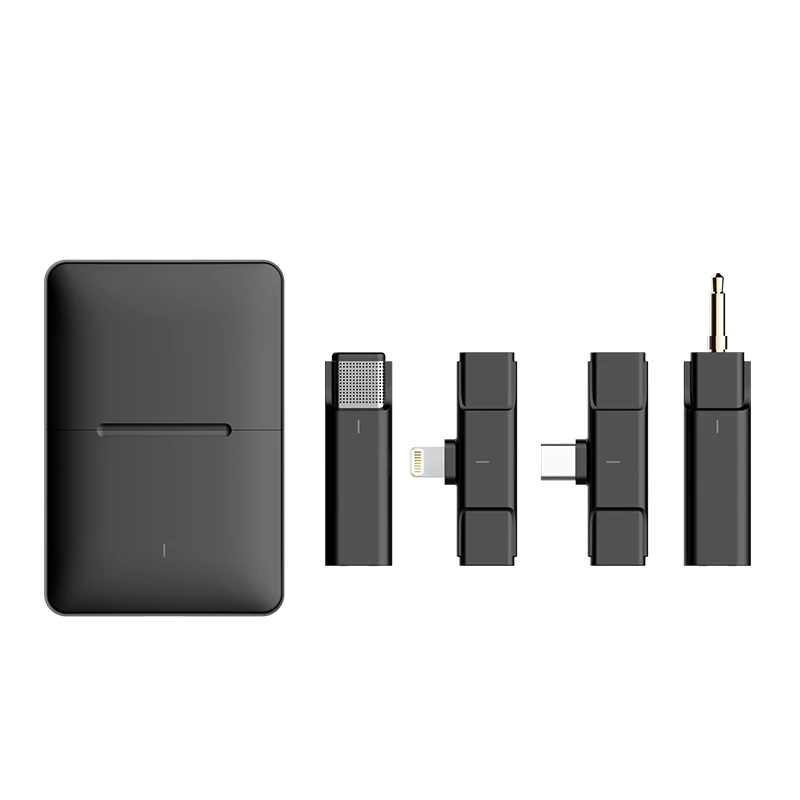 Hot Sale Wireless Microphones Live Stream Interview Type-C Lavalier Studio Microphone Stand Condenser Gaming wireless Microphone