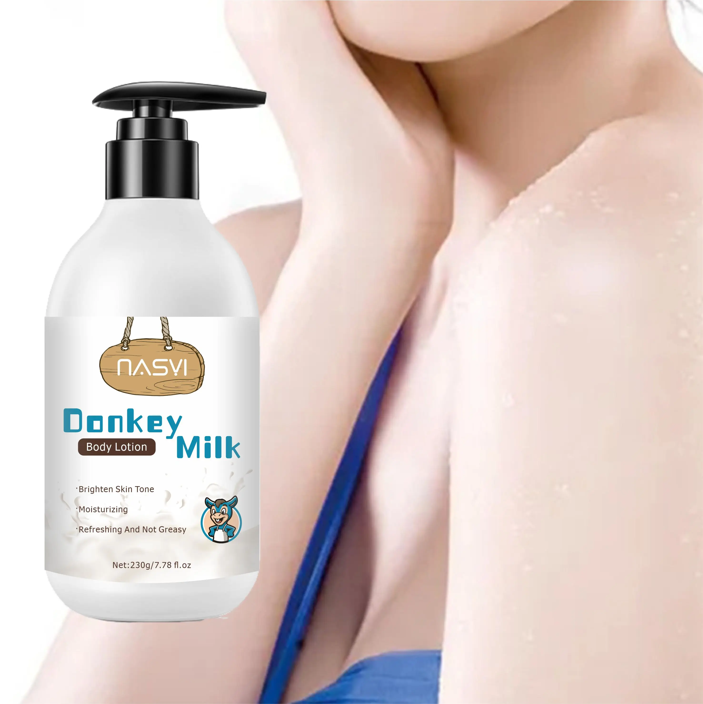 Wholesale Factory Price Amino Acid Donkey Milk Moisturizing Firming Brightening Body Milk