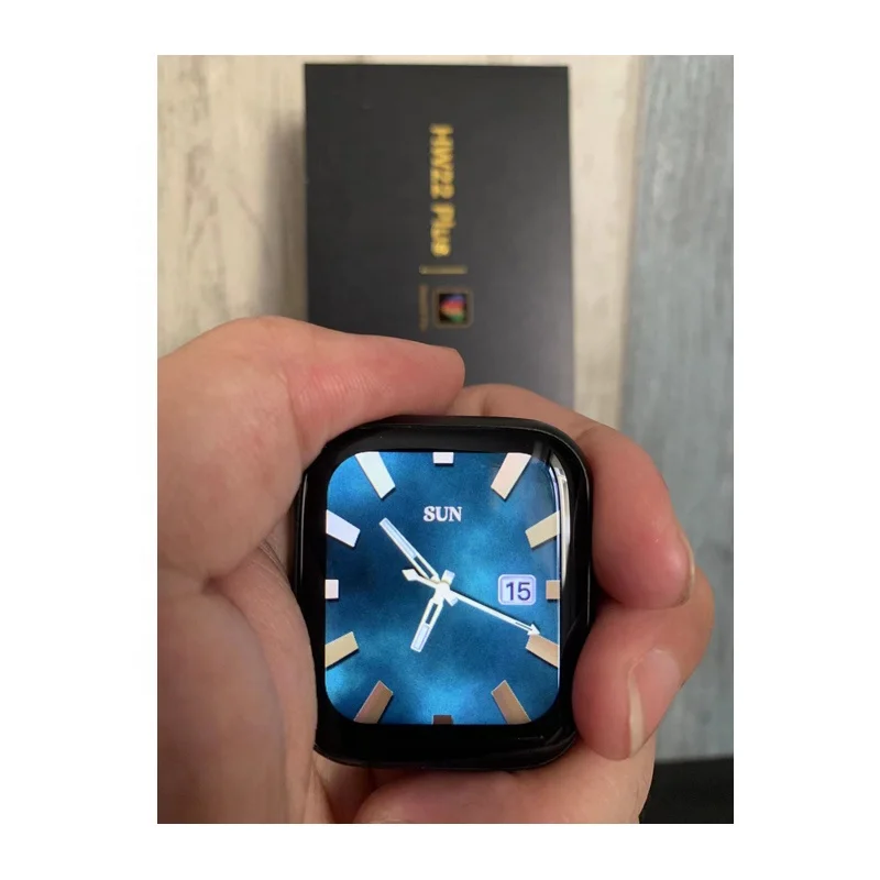 hw22plus 1.75 Inch Sport dial Call 3D UI reloj inteligente HR PPG ECG Wireless charger iwo smartwatch hw22 plus smart watch