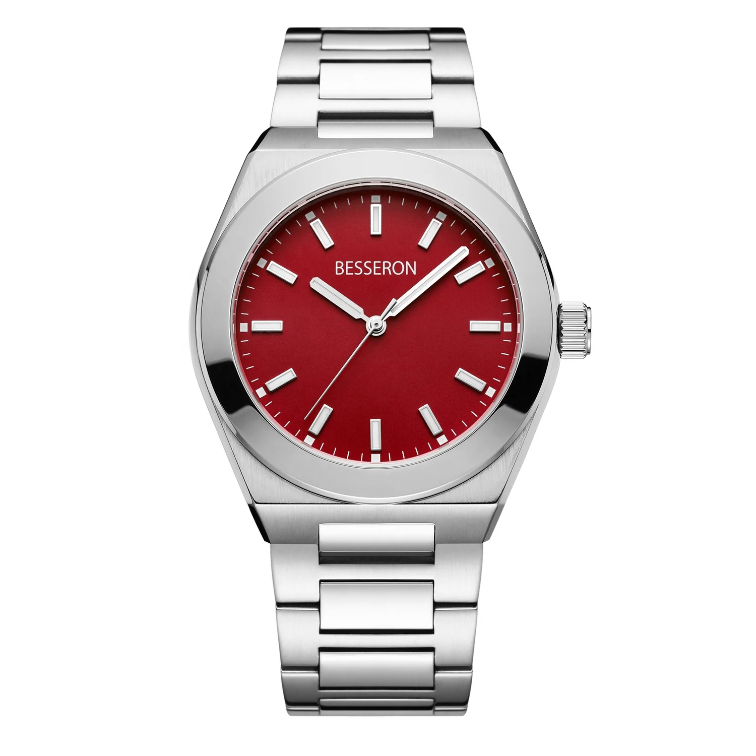 2023 High quality 316L stainless steel japan movement polishing bezel custom colorful quartz expensive watch for men