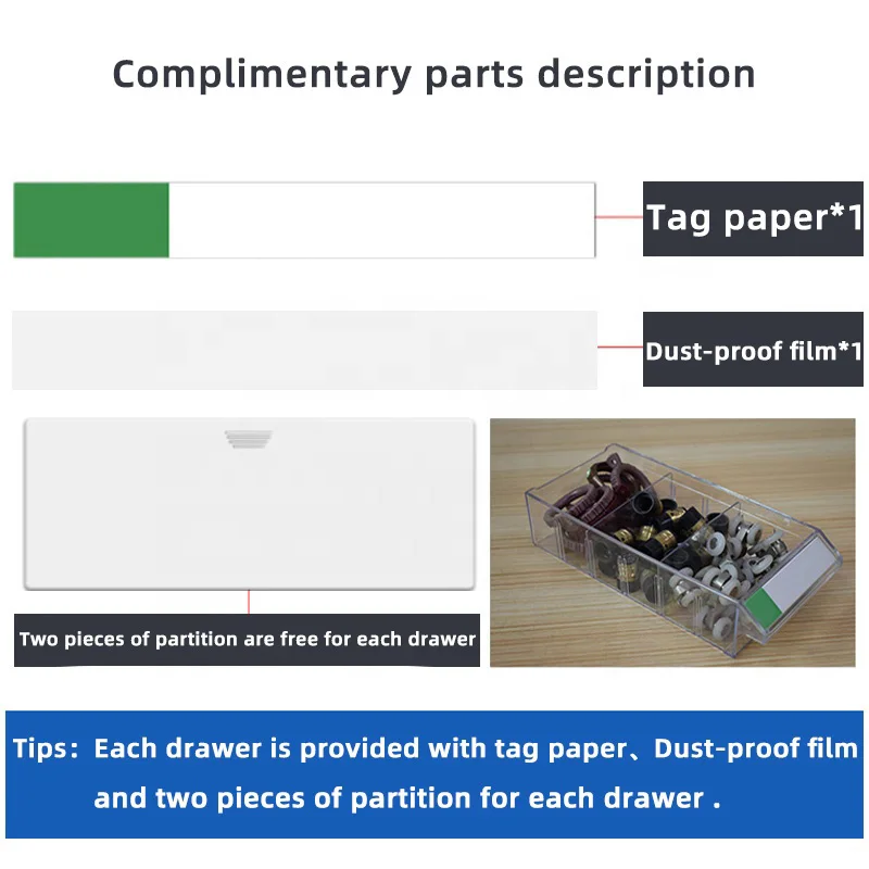 New Style Small Parts Metal Drawer Tool Storage Cabinet Metal Small Plastic Parts For Cabinet