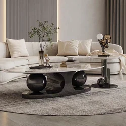 Высококачественный кофейный столик на заказ, роскошный современный набор для гостиной
