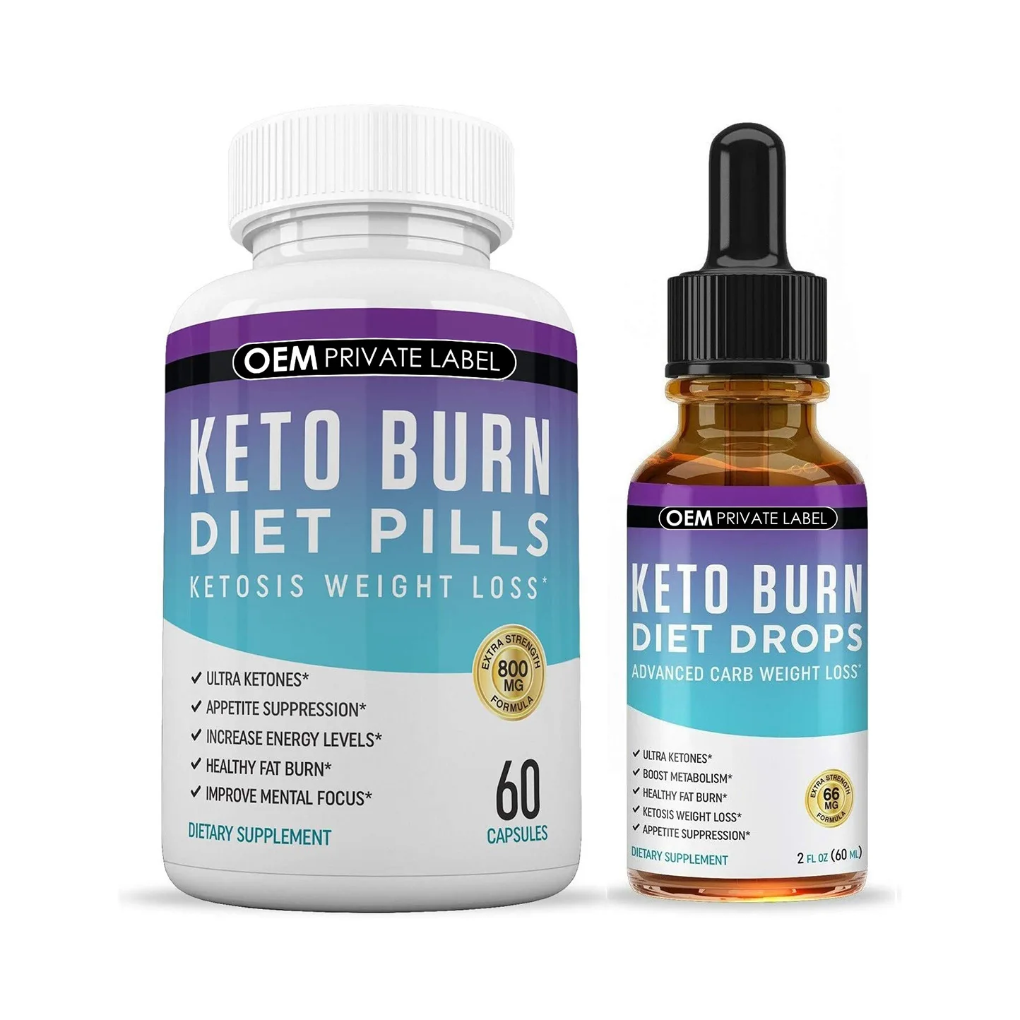 Private Label Slimming Ketone Loss Weight Drops Organic BHB Keto Diet Drops Fat Burner Metabolism Booster Liquid Keto Drops