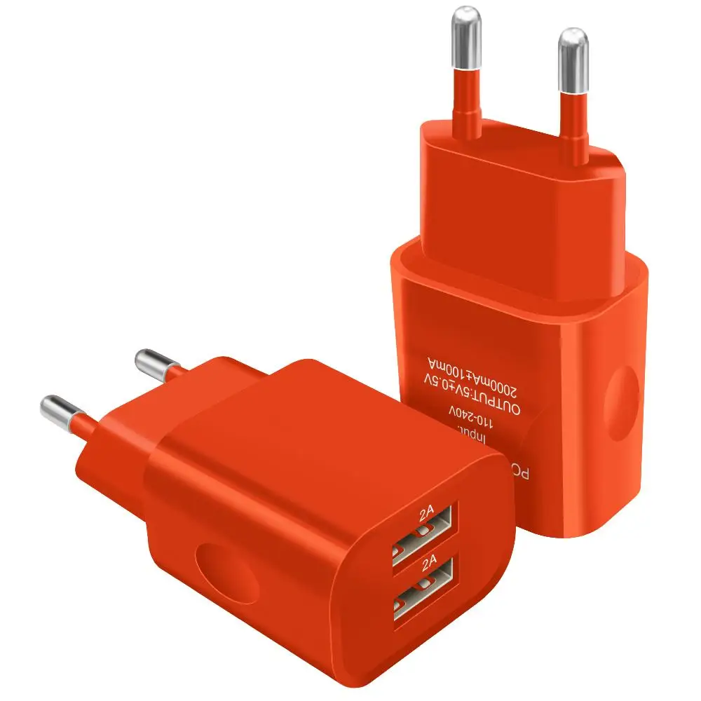 
Mobile phone single dual port usb wall charger adapter US EU AU plug 10W 2A 5W 1A for iphone X 8 7 6 5 plus samsung S8 S9 Note 9 