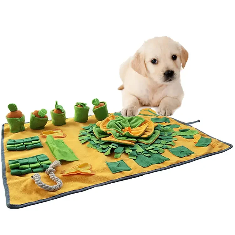customized pet Snuffle Training Blanket Mat Dogs Application Pet Feeding Mat Pet Sniffing Pads Snuffle Mat For Dog
