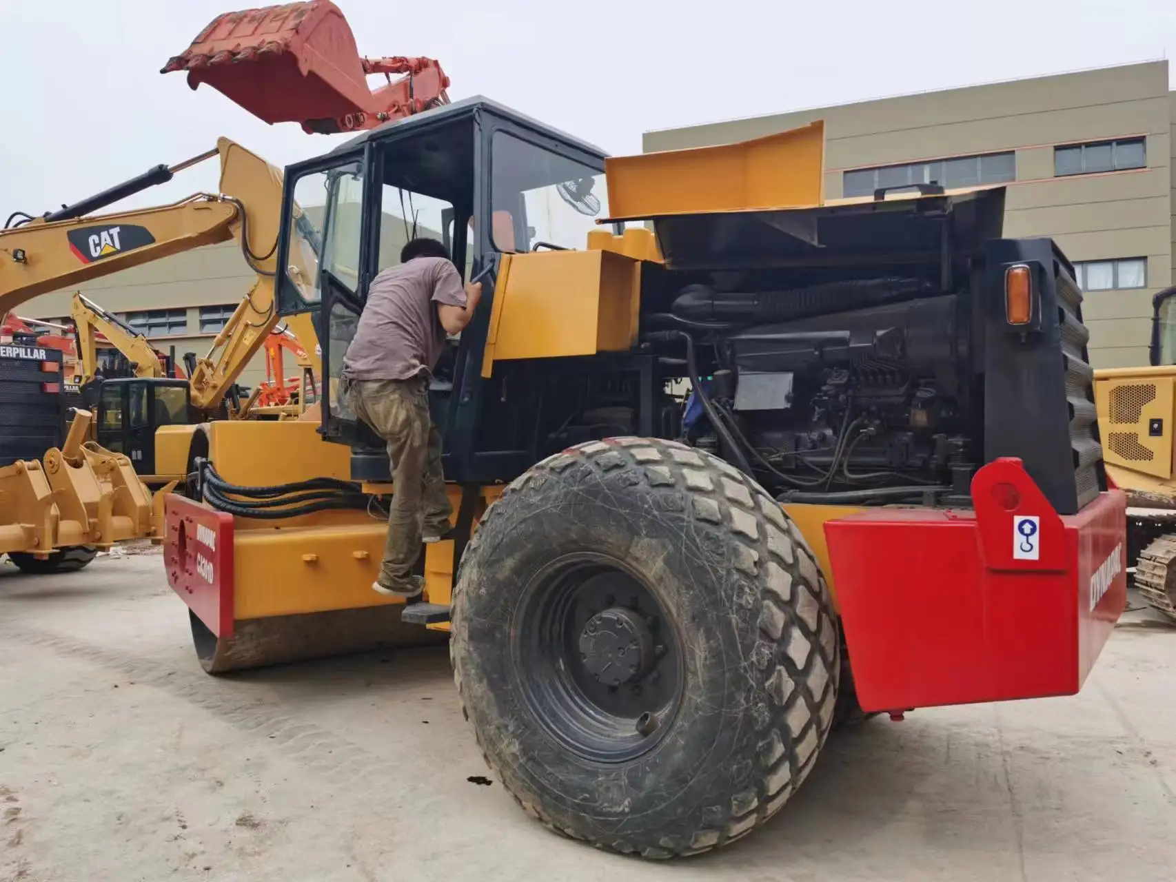 Used Road Roller Dynapac CA301D CA30D CA25D for Sale Single Double Drum Road compactor price