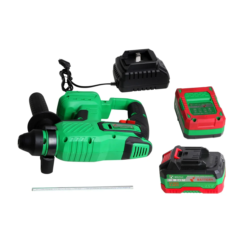 Power Hammer Drill BINLI OEM ODM Hot Sale Electric Power Tools 21v Li-ion Battery 4 Functions Cordless Rotary Hammer Drill