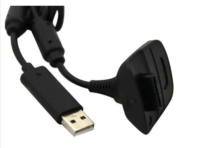 High quality Charging kit For xbox 360 Battery 4800mAh Rechargeable Battery Pack Charger Cable black and white