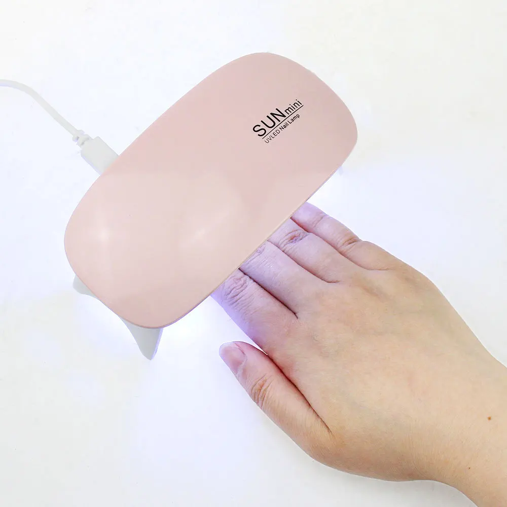 Шэньчжэнь iksbeauty Мини УФ-лампа для ногтей Сушилка портативный светодиодный лак USB кабель домашнего использования маникюрная женщин