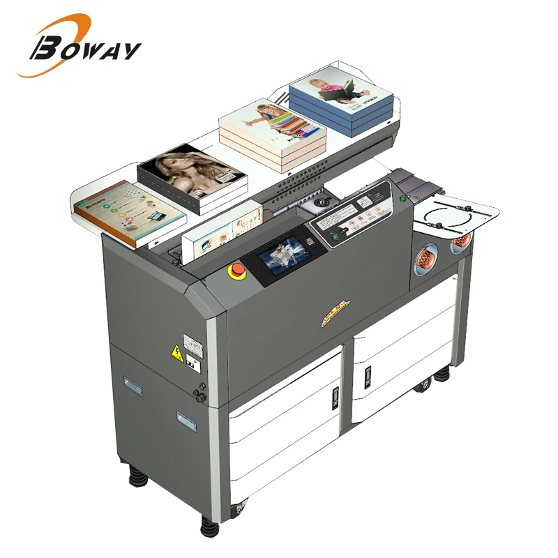 Boway K5 высокомощная Автоматическая электрическая клеевая переплетная машина идеальная переплетка