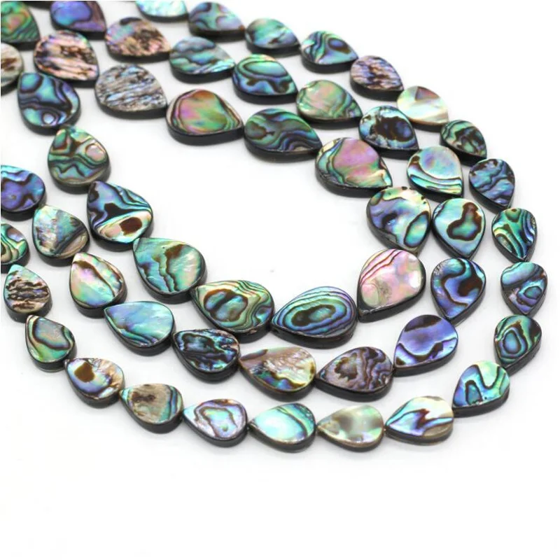 Natural Water Drop Abalone Shell Beads Fashion Shell Jewelry Pendant  DIY Jewelry Accessories