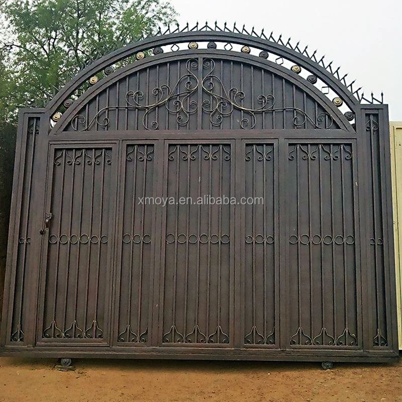 Driveway Gate Gate Grill Automatic Iron Wrought Iron Simple Designs Indian Minimalist Swing School Graphic Design 5 Years CN;FUJ
