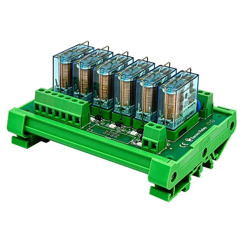 6-channel Finder electromagnetic relay module input NPN and PNP universal PLC driver amplifier board