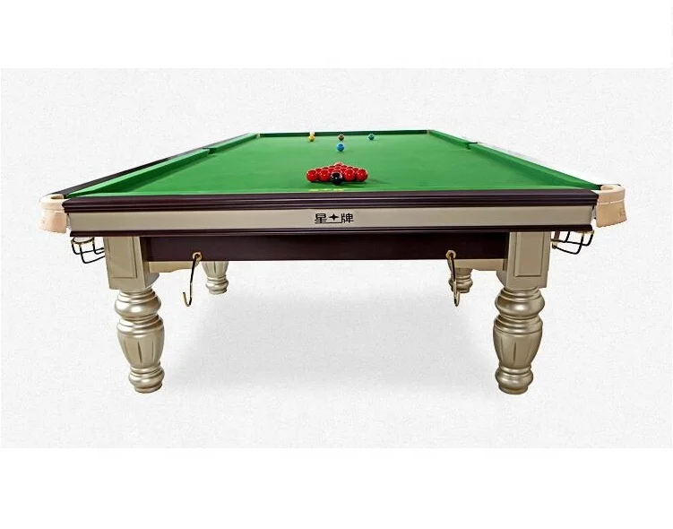Star Professional Steel Cushion 12 ft Best Seller for Club leather pocket Snooker Table XW106-12S
