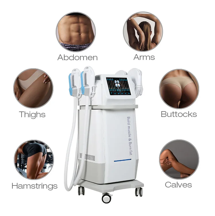 EMShaping elctromagnetic stimulate muscle ems rf machine hiemt for building muscle body contouring buttock lifting