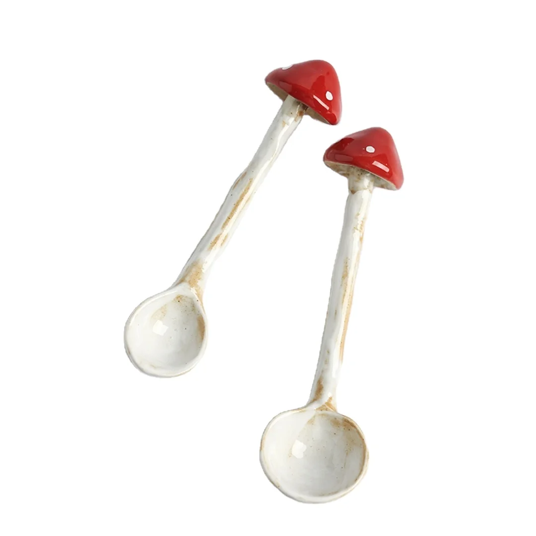 Spring Mushroom Spoons Dinnerware Lovely Easter Kitchenware