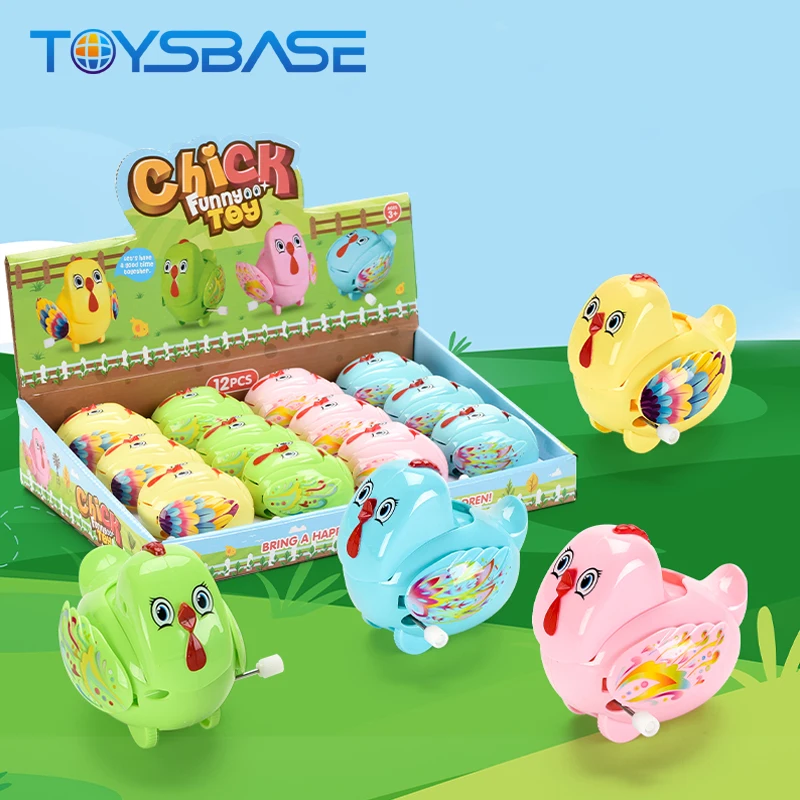  Оптовая продажа забавная пластиковая мини-игрушка-Цыпленок заводное