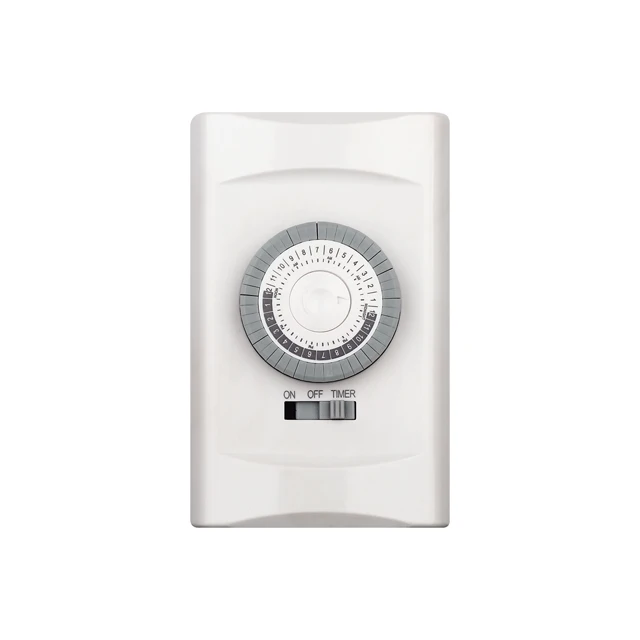 UL Listed 24 H Mechanical In Wall Timer Switch 125V AC 60Hz