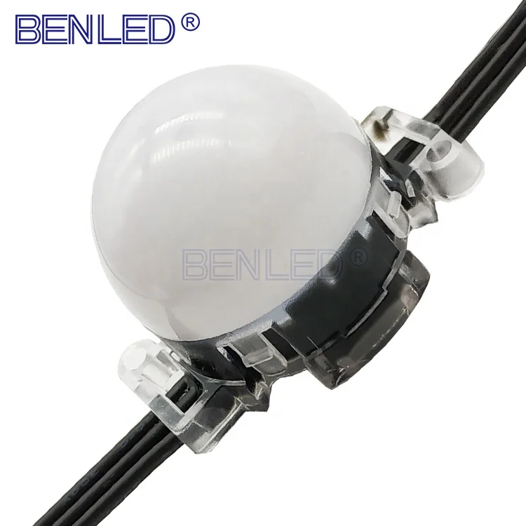 Programmable 12V 30mm Black Wire Point Light LED Outdoor Pixel Light