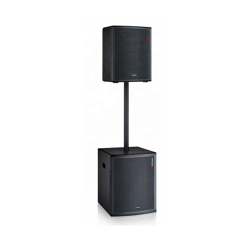 MORIN Audio Factory 60Hz-20kHz(3dB) 8ohm Frequency Response 500w Power 126dB Peak 1m Active Line Array Full-rang Coaxial Speaker