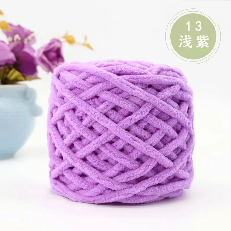 Heny Soft Polyester Hand Knitting Yarn Super  Bulky Woven  Yarn for Crochet fancy yarn for knitting