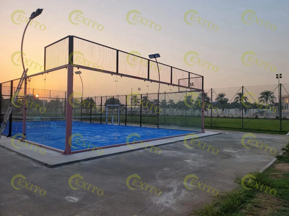 2022 Wholesale Large Quantity Factory Price Outdoor Panoramic Padel Tennis Court Paddle Tennis