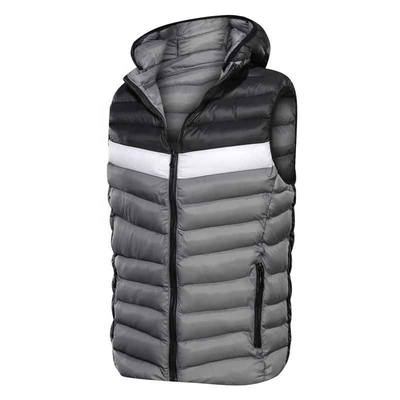 Ultra Light Down winter coat Jacket Winter Sleeveless polyester padded mens Jacket