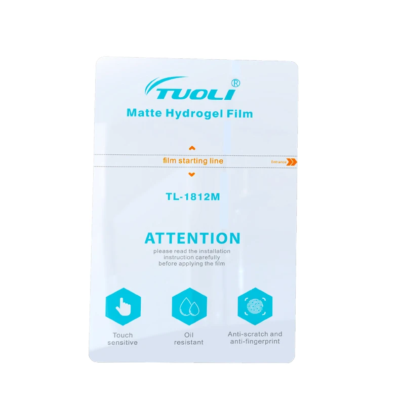  Universal protector cutting machine Material TPU hydrogel Protector film for any cell phone model Screen Hydrogel
