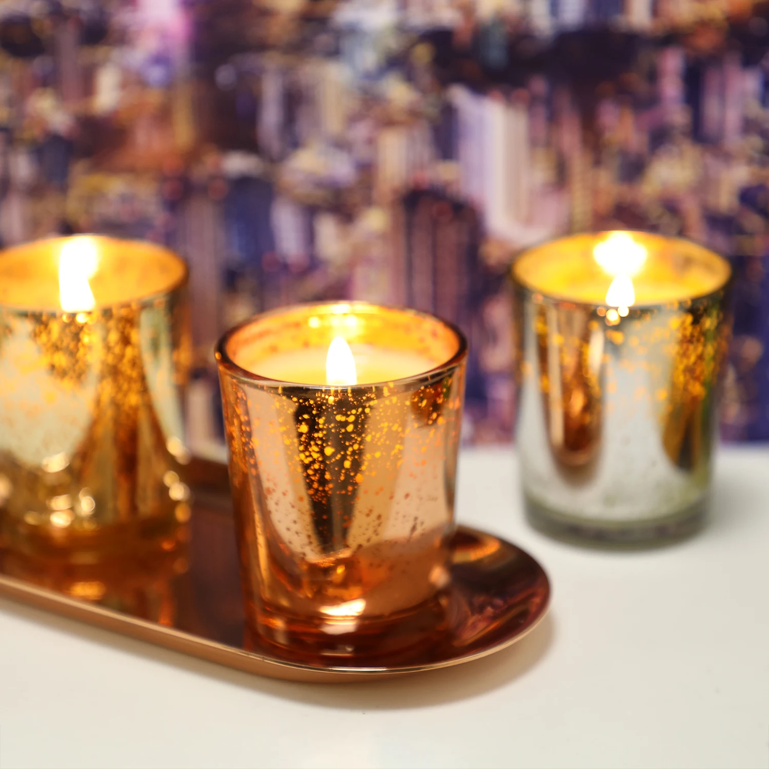 Best Quality Luxury Soy Wax Glass Scented Candle Romantic Scented Candles for Wedding Decoration