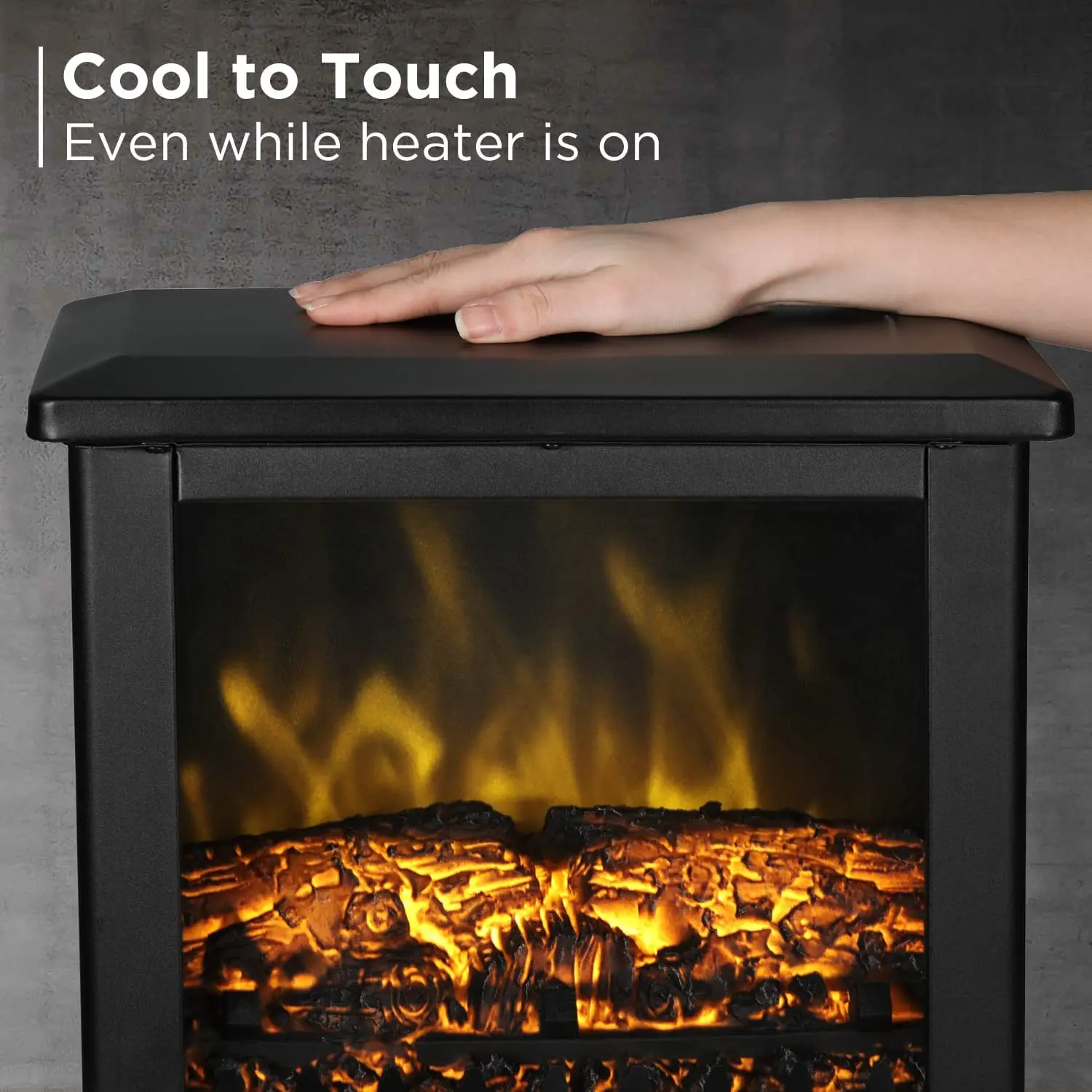 New Arrivals Overheating Safety Protection Home Freestanding Decor Led Flame Electric Fireplace Heater