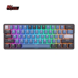 Royal Kludge RK61 Plus Custom ABS Doubleshot Keycaps mini wireless keyboard three mode 61 keys rgb wireless mechanical keyboards