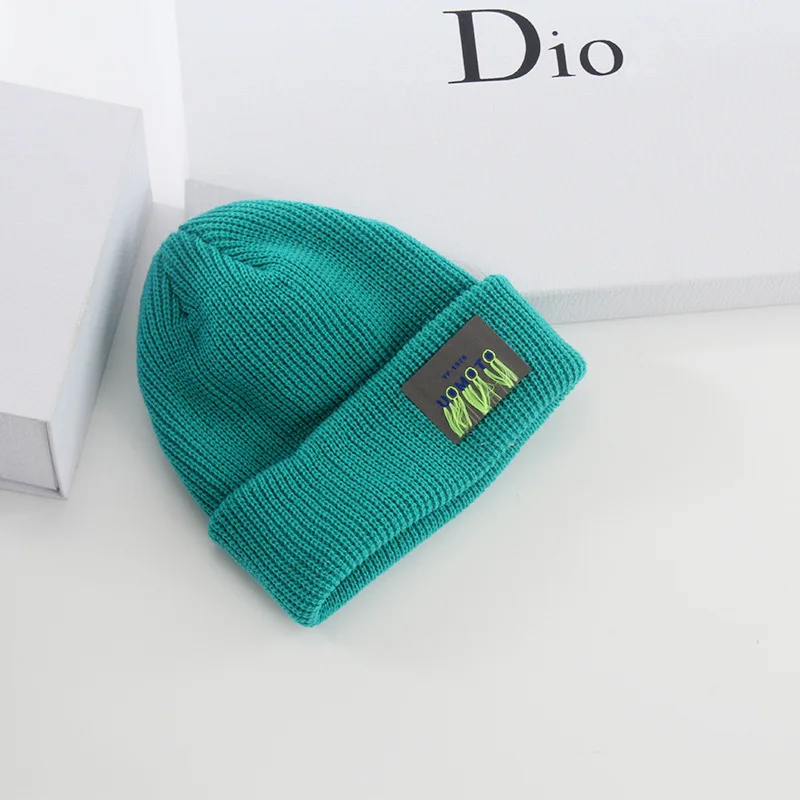 Korean dome knitted melon hat male street trend gangster yuppie landlord autumn and winter warm woolen cold hat