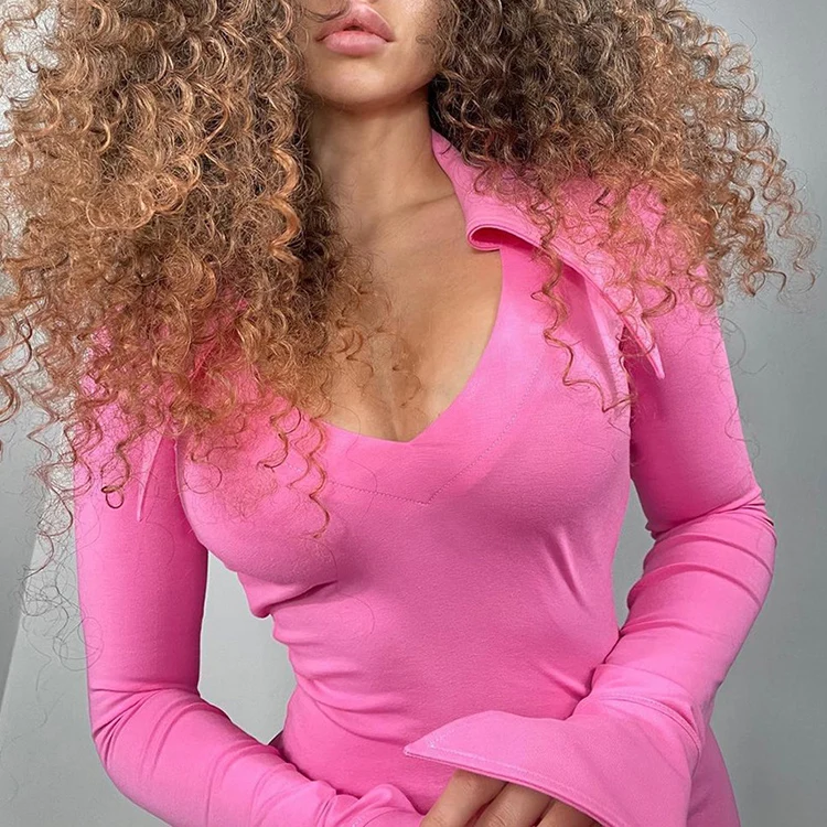 women  fashion sexy velvet long sleeve cut out mini dresses