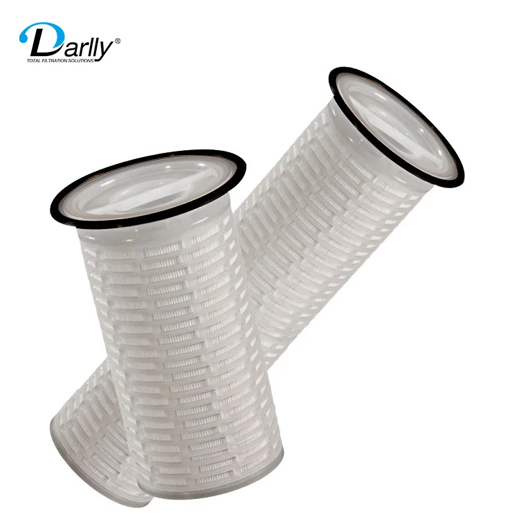 
Long life time size 1&2 bag filter replacement 3 micron PP pleated water filter cartridge for solvent or machinery applications 