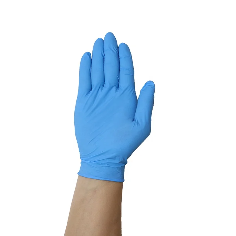 Rubber Wholesale Manufacturers Nitrile Powder Free Washing Safety Hand Kitchen Plastic Vinyl Household Disposable Gloves